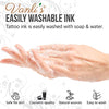 Vanli's Temporary Tattoo Markers, Removable Tattoo Kit with 6 Tattoo Pens and 30 Tattoo Stencil Papers