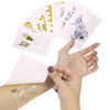 Vanli's Temporary Tattoo Markers – Body Markers For Adults & Teens – 10 Waterproof Fake Tattoos And 30 Tattoo Stencil Paper Included – Body Art Markers For Skin. 12 Pack